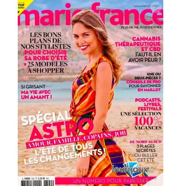 Couverture du magazine Marie-France n°322, paru le 5 juillet 2023.
