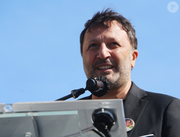 Arthur Essebag - Hommage à Sarah Halimi, assassinée en avril 2017, sur la place du Trocadero à Paris. Le 25 avril 2021