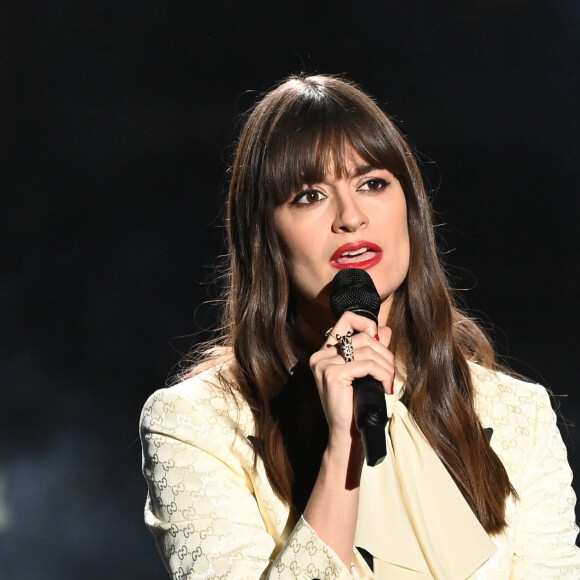 Clara Luciani lors de la 38ème cérémonie des Victoires de la musique à la Seine musicale de Boulogne-Billancourt, France, le 10 février 2023. © Coadic Guirec/Bestimage