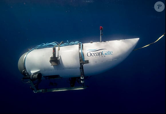 Puis ce n'est que cinq jours plus tard que des débris ont été retrouvés à 500 mètres du Titanic.
Sous-marin Titan. © OceanGate Expeditions via Bestimage