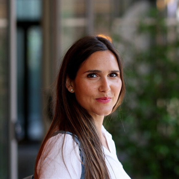 Joyce Jonathan au village lors des Internationaux de France de Tennis de Roland Garros 2023. Paris, le 7 juin 2023. © Jacovides / Moreau / Bestimage 