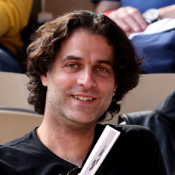 Joyce Jonathan et sa compagnon Martial Paoli - Les célébrités dans les tribunes lors des internationaux de France de Tennis de Roland Garros 2022 à Paris, France, le 2 juin 2022. © Dominique Jacovides/Bestimage 