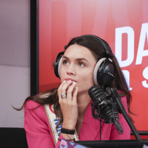 Exclusif - Diane Leyre - Enregistrement de l'émission de radio "Le morning sans filtre" diffusée en direct sur Virgin Radio, de 6h à 9h30 du lundi au vendredi. Le 28 septembre 2022 © Jack Tribeca / Bestimage