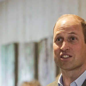 Le prince William, prince de Galles, inaugure le restaurant "The Orangery" à la pépinière du duché de Cornouailles, près de Lostwithiel, en Cornouailles, Royaume Uni, le 10 juillet 2023, qui a été construit dans le cadre d'une extension de neuf mois projet de création d'espaces visiteurs durables. 