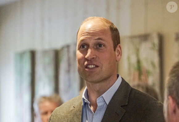 Le prince William, prince de Galles, inaugure le restaurant "The Orangery" à la pépinière du duché de Cornouailles, près de Lostwithiel, en Cornouailles, Royaume Uni, le 10 juillet 2023, qui a été construit dans le cadre d'une extension de neuf mois projet de création d'espaces visiteurs durables. 