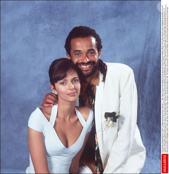 Mariage de Yannick Noah et Heather Stewart-Whyte - 11 février 1995 © Christophe Guibbaud/ABACA.