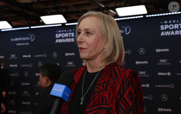 Ce à quoi Martina Navratilova a répondu par un simple mot "Yikes..." qui désigne son inquiétude sur ce sujet

Martina Navratilova - Laureus World Sports Awards 2018 au Sporting Monte-Carlo à Monaco le 27 février 2018. © Claudia Albuquerque / Bestimage