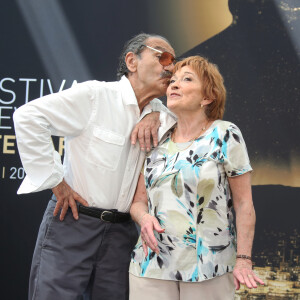 Gérard Hernandez et Marion Game - 57ème Festival de télévision de Monte-Carlo, le 17 juin 2017. © Denis Guignebourg/Bestimage 