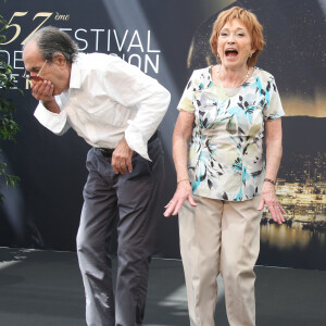 Gérard Hernandez et Marion Game - 57ème Festival de télévision de Monte-Carlo, le 17 juin 2017. © Denis Guignebourg/Bestimage 