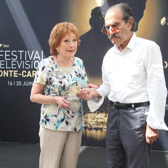 Gérard Hernandez et Marion Game - 57ème Festival de télévision de Monte-Carlo, le 17 juin 2017. © Denis Guignebourg/Bestimage 