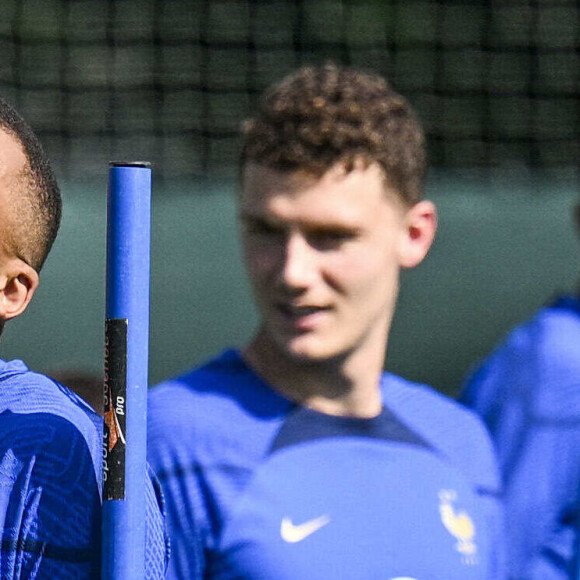 Kylian Mbappé (FRA) - Entraînement de l'équipe de France de football à Clairefontaine le 14 juin 2023.