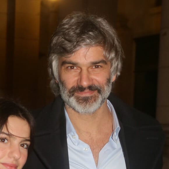 Et sa fille Lucie !
Exclusif - François Vincentelli avec sa fille Lucie - Arrivée des people à la 10ème édition du Prix Beauté Stars "Madame Figaro" au théâtre Edouard VII à Paris, le 5 février 2018. © CVS/Bestimage 