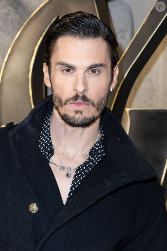 Baptiste Giabiconi - Photocall du défilé de mode prêt-à-porter automne-hiver 2023/2024 "Saint Laurent" lors de la Fashion Week de Paris. Le 28 février 2023 © Olivier Borde / Bestimage 