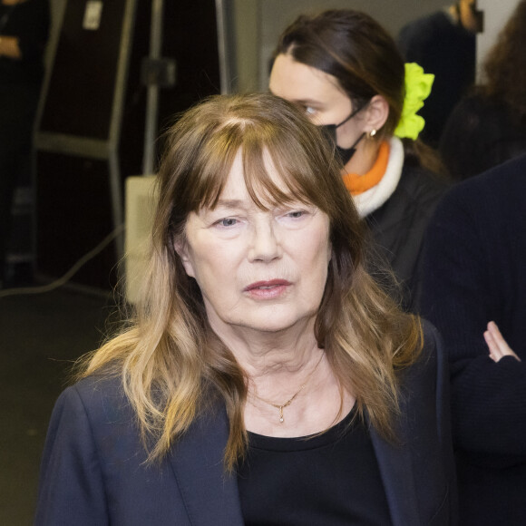 Exclusif - Jane Birkin - Backstage de l'émission spéciale "Unis pour l'Ukraine" à la Maison de la Radio et de la Musique, diffusée en direct sur France 2 . © Cyril Moreau / Jack Tribeca / Bestimage 