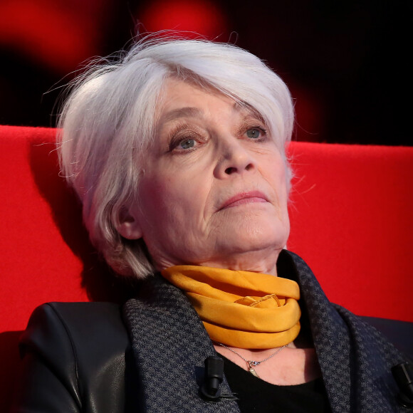 Françoise Hardy s'est confiée sur le SMS envoyé à Jane Birkin samedi.
Exclusif - Enregistrement de l'émission "Le Divan" présentée par Marc-Olivier Fogiel avec Françoise Hardy en invitée. Elle sera diffusée sur France 3. © Dominique Jacovides / Bestimage 