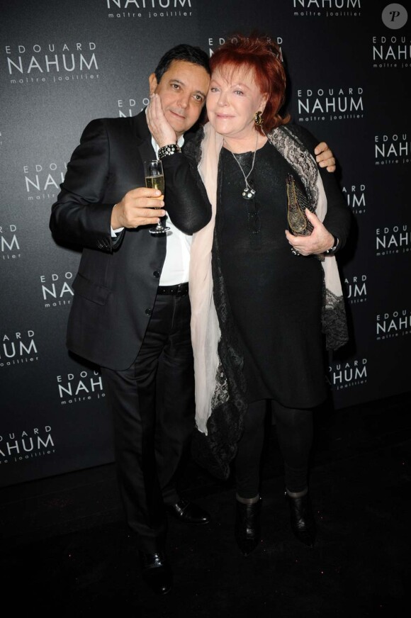 Edouard Nahum et Régine à l'anniversaire du joaillier Edouard Nahum, à Paris, le 3 mars 2010 !