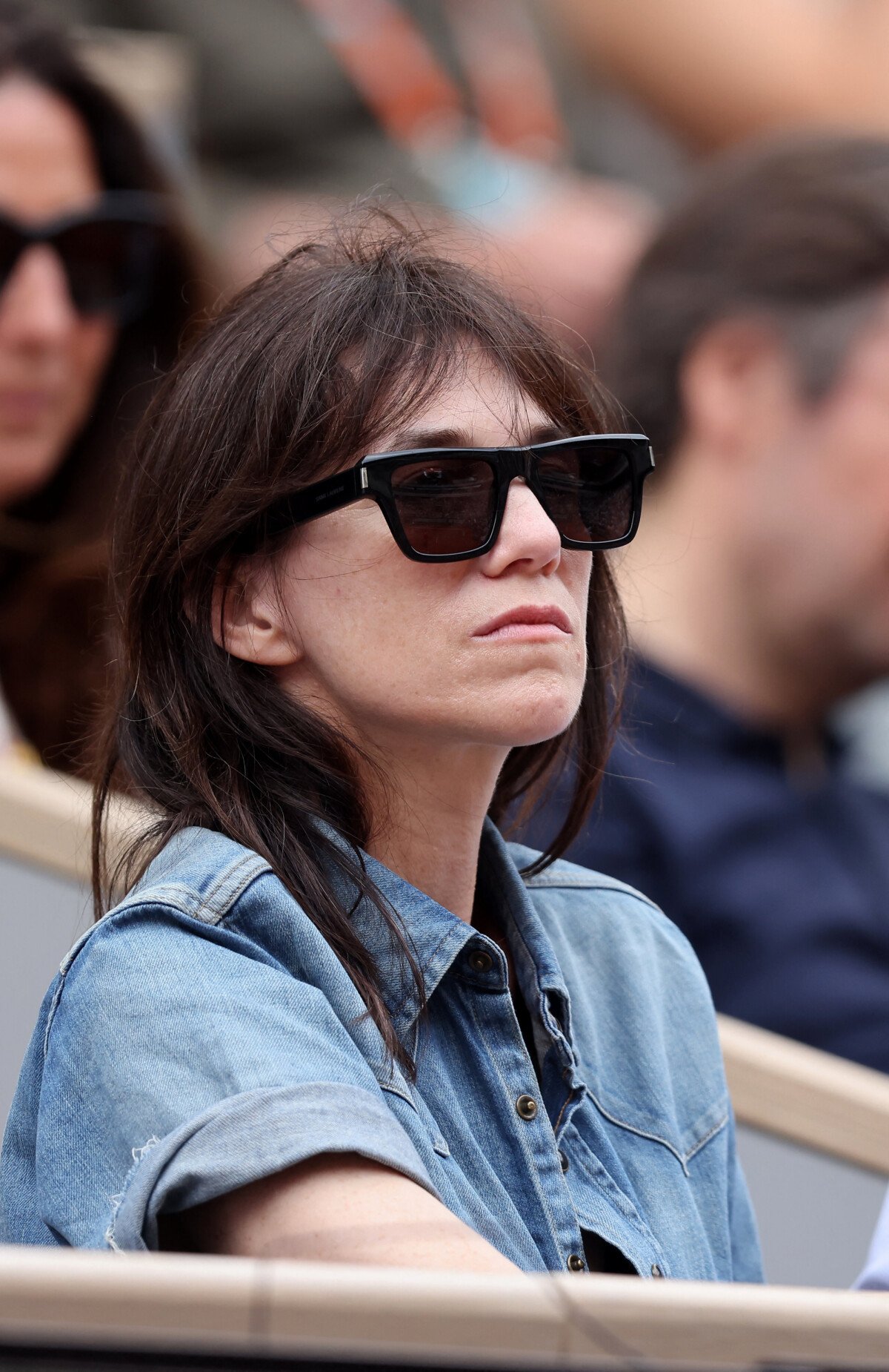 Photo Charlotte Gainsbourg Célébrités en tribunes des