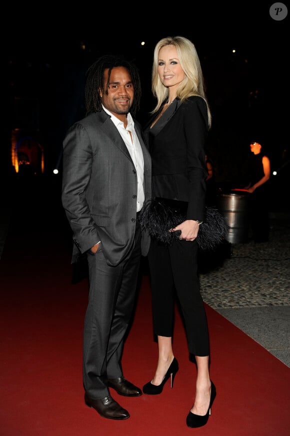 Adriana et Christian Karembeu à Milan