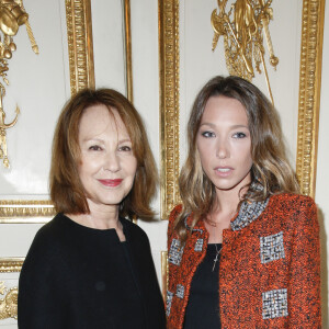 Nathalie Baye et sa fille Laura Smet - Soirée des "Révélations César 2015" à l'hôtel Meurice à Paris le 12 janvier 2015