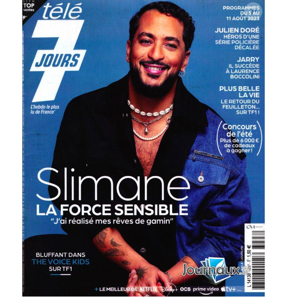 Couverture du magazine Télé 7 jours, n°3297 du 31 juillet 2023.