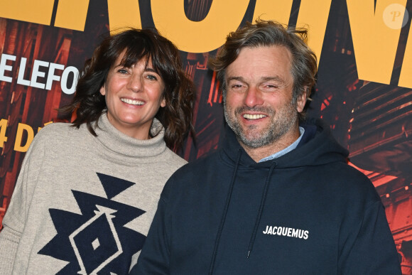 Estelle Denis et son compagnon Marc Thiercelin - Avant-première du film "Mon héroïne" au cinéma UGC Normandie à Paris le 12 décembre 2022. © Coadic Guirec/Bestimage