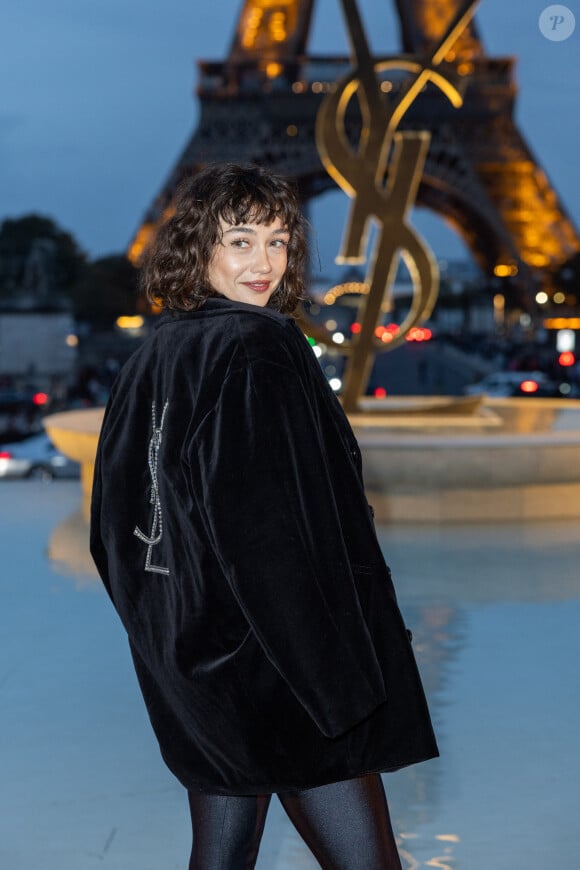 Carmen Kassovitz - Front row du défilé de mode Saint Laurent, Prêt-à-porter Printemps / Eté 2023 dans le cadre de la Fashion Week de Paris le 27 septembre 2022. © Olivier Borde