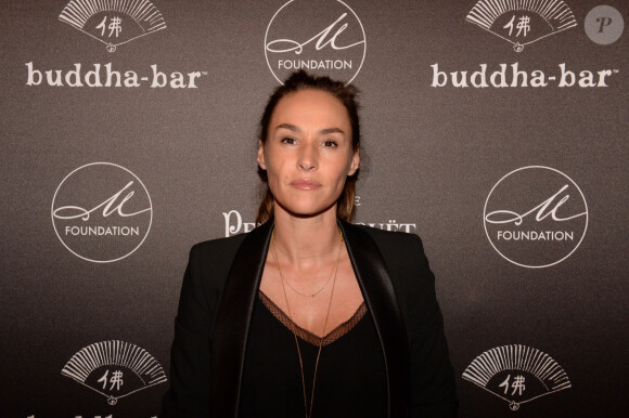 Exclusif - Vanessa Demouy - Dîner de gala caritatif de la "M Foundation" au Buddha Bar à Paris le 3 octobre 2017. S. Grincourt est la fondatrice de Mademoiselle et pour fêter les 20 ans de l'agence de mannequins Mademoiselle elle a décidé de créer il y a 2 ans "M Foundation" est une fondation caritative afin de soutenir des projets au Brésil, au Cambodge et cette année en France. Pour soutenir jusqu'au bout la "M Foundation", R. Orlinski est venu assister au dîner afin d'accompagner son oeuvre spécialement réalisée pour l'occasion. La panthère numérotée noir laquée spécialement choisie pour l'occasion a été vendue aux enchères réalisées par le cabinet Bonhams. L'oeuvre de Combas a créée aussi une exaltation des passionnés incroyable. Un concert intime en piano voix de slimane avec des chansons que sur les femmes a émue toute l'assemblée. Le dîner caritatif a été animé par une tombola offrant de merveilleux lots. Les partenaires comme Le Ken Club, La Mamounia, L'hôtel de Crillon, Adidas, Perrier Jouet, Buddha Bar paris hôtel et restaurant ont permis une super levée de fonds. © Rachid Bellak/Bestimage