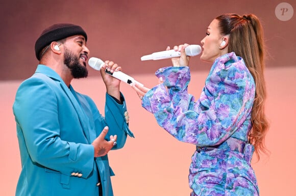 Vitaa et Slimane aux Francofolies à La Rochelle, le 10 juillet 2021.