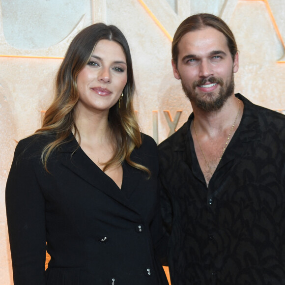 Camille Cerf (Miss France 2015) et son compagnon Théo Fleury - Avant-première du film "Athena" à la salle Pleyel à Paris le 13 septembre 2022 © Giancarlo Gorassini / Bestimage 