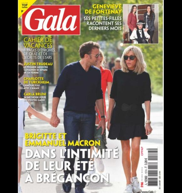 La Une du magazine "Gala"
