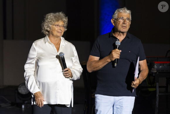 Exclusif - Jacqueline Franjou, Michel Boujenah - Christelle Chollet présente son spectacle "Reconditionnée" au théâtre de Verdure pour la clôture du festival de Ramatuelle le 11 août 2023. © Cyril Bruneau / Bestimage