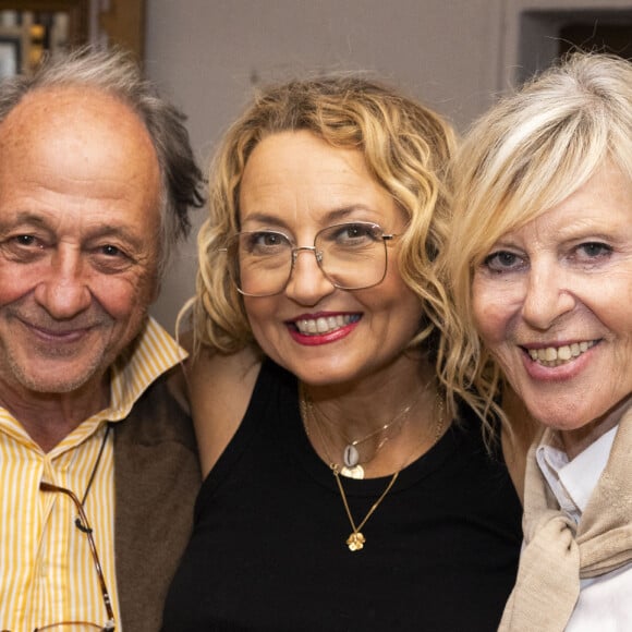 Exclusif - Chantal Ladesou et son mari Michel Ansault, Christelle Chollet - Christelle Chollet présente son spectacle "Reconditionnée" au théâtre de Verdure pour la clôture du festival de Ramatuelle le 11 août 2023. © Cyril Bruneau / Bestimage