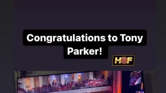 Tony Parker est intronisé au Hall of Fame, le panthéon du basket américain. ©Instagram
