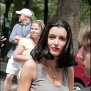 Jenifer - Tournage du clip "L'or de nos vies" le 28 août 2006.