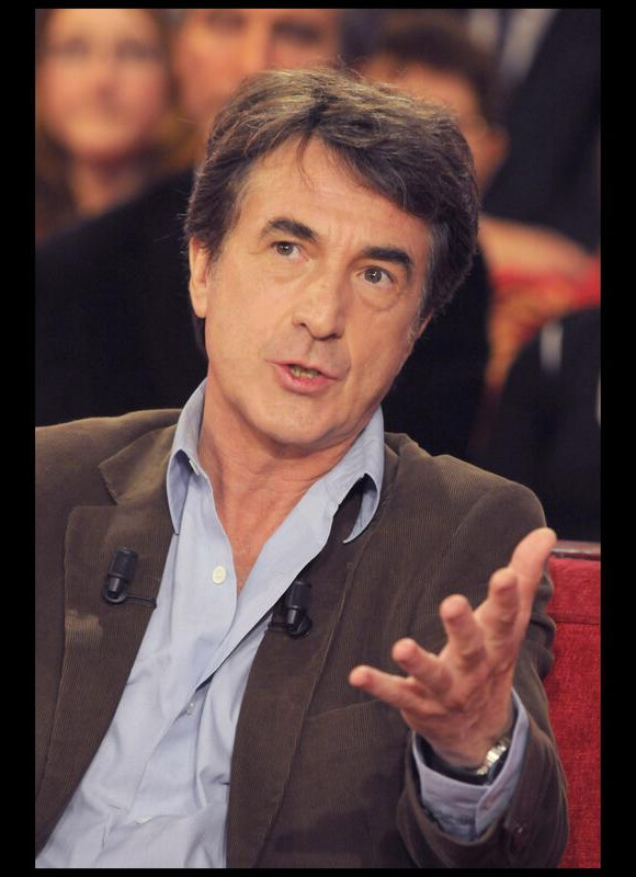 François Cluzet à l'enregistrement de Vivement Dimanche, diffusé le 7 mars (3 mars 2010)