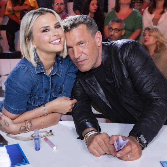 Exclusif - Kelly Vedovelli, Benjamin Castaldi - Sur le plateau de l'émission TPMP (Touche Pas à Mon Poste) présentée en direct par C.Hanouna et diffusée sur C8 à Paris le 6 juin 2022. © Jack Tribeca / Bestimage