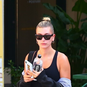 Kendall Jenner et Hailey Baldwin Bieber sont allées ensemble à un cours de Pilates dans le quartier de West Hollywood à Los Angeles, le 19 août 2019