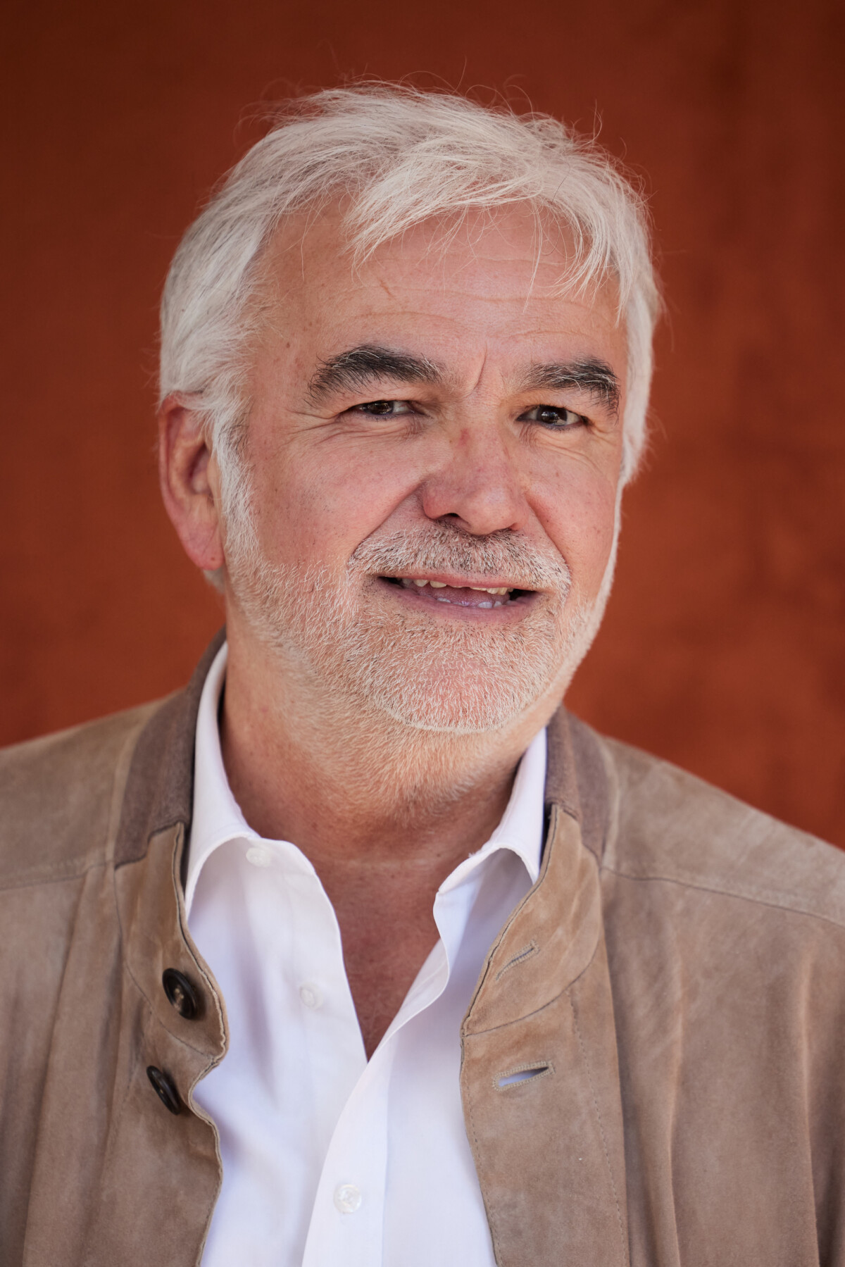 Photo : Pascal Praud au village lors des Internationaux de France de ...
