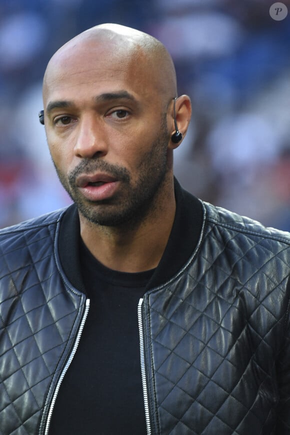 Thierry Henry - Match de football en ligue 1 Uber Eats entre le PSG et Monaco (1-1) au Parc des Princes à Paris le 28 aout 2022. © Giancarlo Gorassini/Bestimage