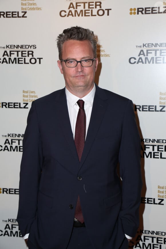 Matthew Perry à la première de The Kennedys - After Camelot au Paley Center For Media à Beverly Hills, le 15 mars 2017.