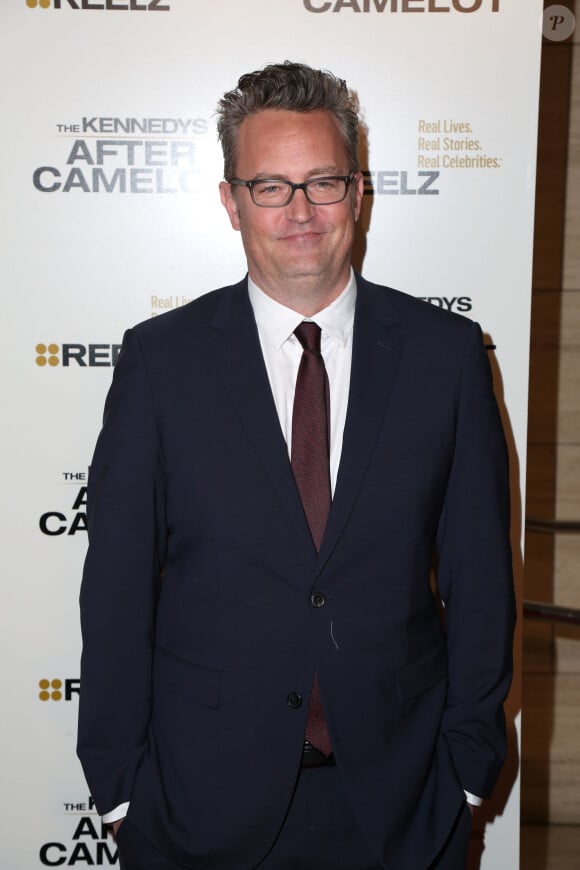 Matthew Perry à la première de The Kennedys - After Camelot au Paley Center For Media à Beverly Hills, le 15 mars 2017.