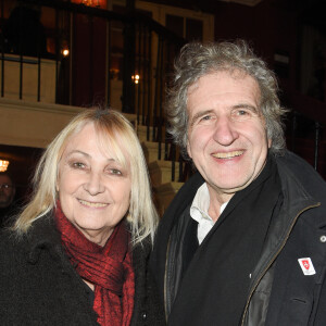 Julie et Gérard Leclerc - People à la générale du woman show "Vive Demain !" de Michèle Bernier au théâtre des Variétés à Paris le 28 janvier 2019. © Coadic Guirec/Bestimage 