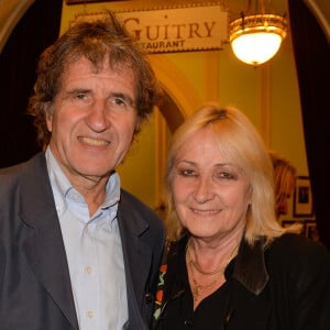 Gérard Leclerc et sa femme Julie - Générale de la pièce de théâtre "Tout ce que vous voulez" au Théâtre Edouard VII à Paris le 19 septembre 2016. © Coadic Guirec/Bestimage