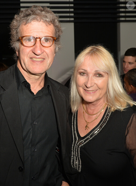 Exclusif - Julie et Gérard Leclerc - Anniversaire de Jacques Sanchez au restaurant Nolita à Paris le 29 mai 2016. © Veeren/Bestimage