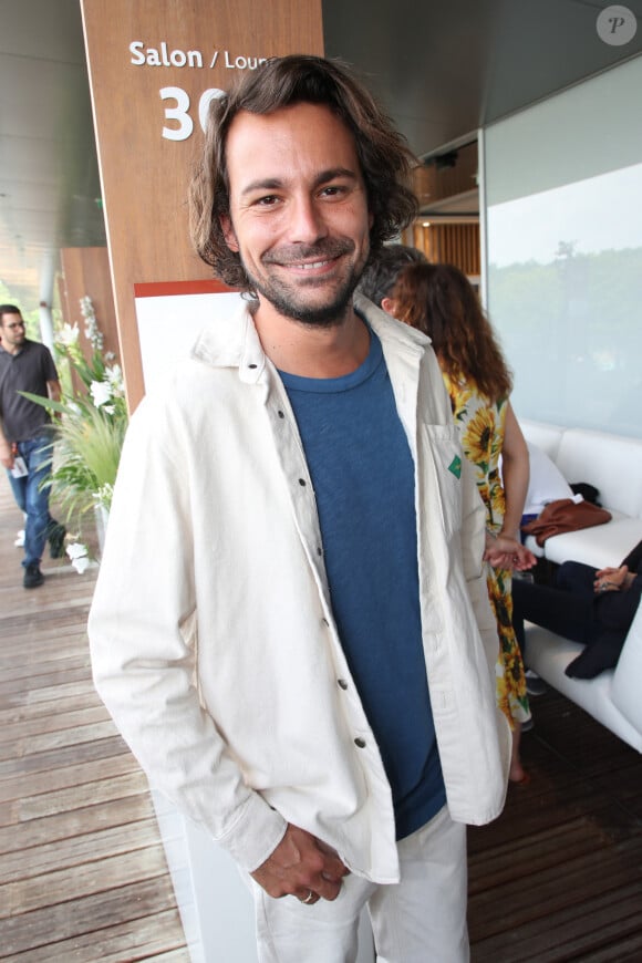 Exclusif - Bertrand Chameroy - Célébrités au Déjeuner France TV lors des Internationaux de France de Tennis de Roland Garros 2023 - Jour 15 à Paris le 11 Juin 2023. © Bertrand Rindoff / Bestimage 