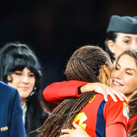 Letizia d'Espagne à la Coupe du monde féminine 2023. © Chris Putnam/ZUMA Press Wire / Bestimage