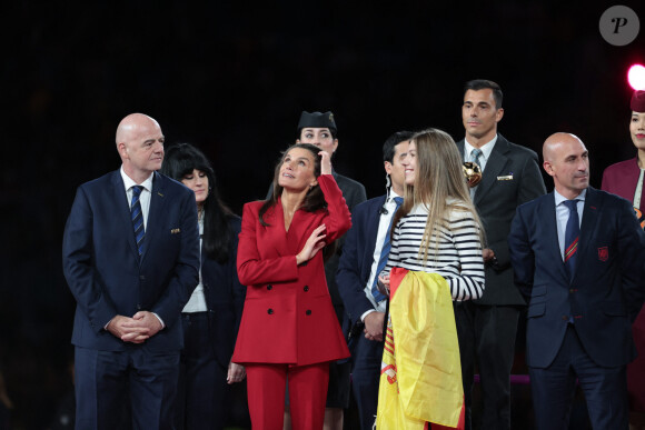 Letizia d'Espagne à la Coupe du monde féminine 2023. © Patricia PÃ©Rez Ferraro/Sport Press Photo via ZUMA Press)