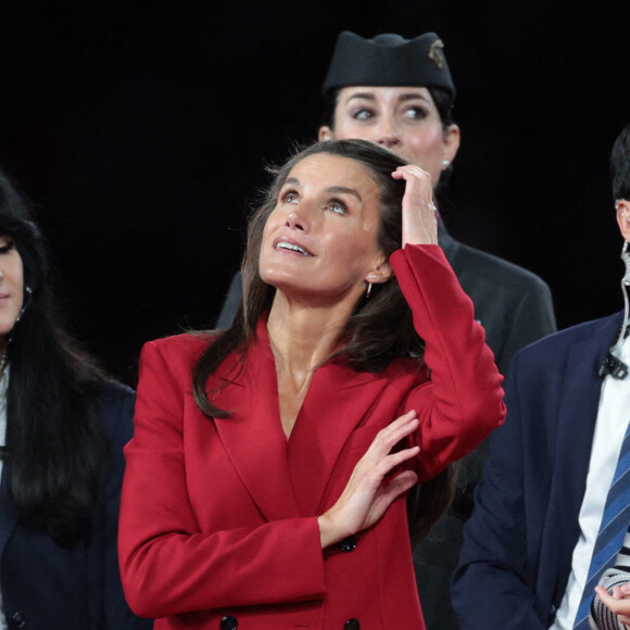 Letizia d'Espagne à la Coupe du monde féminine 2023. © Patricia PÃ©Rez Ferraro/Sport Press Photo via ZUMA Press)
