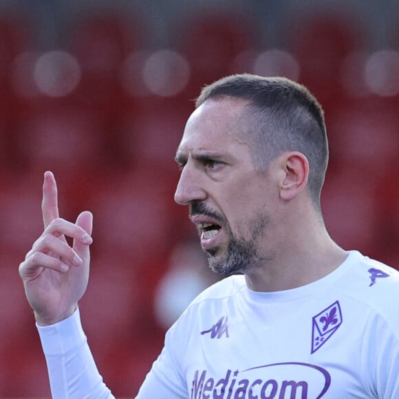 Franck Ribéry - Match de football en serie A Benevento contre Fiorentina (1-4) au stade Ciro Vigorito à Benevento le 13mars 2021. © Inside / Panoramic / Bestimage