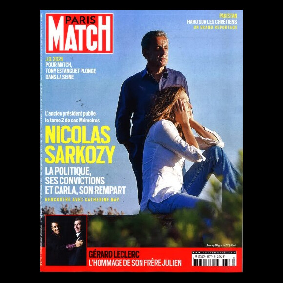 Couverture de Paris Match.